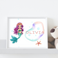 MERMAID Personalized Name Sign