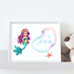 MERMAID Personalized Name Sign