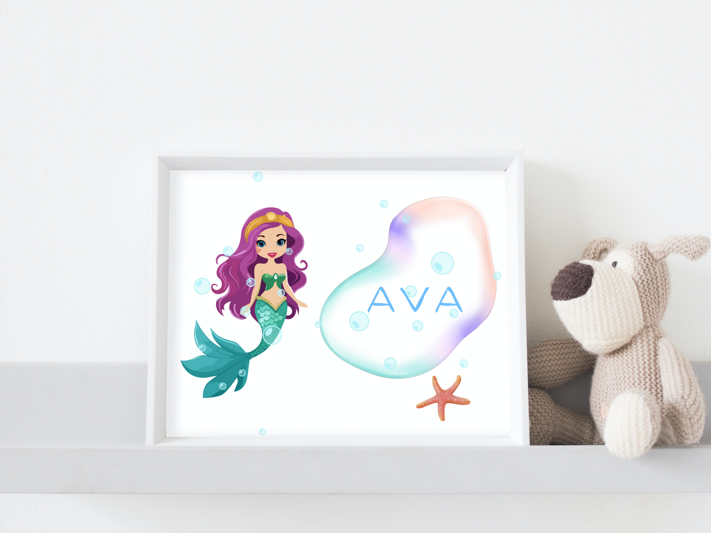 MERMAID Personalized Name Sign