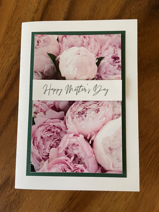 PEONIES Mother's Day Greeting Card