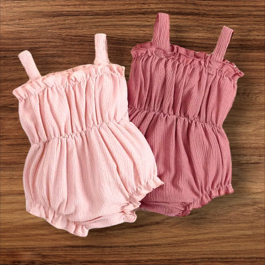 CHARLOTTE Ruffled Romper