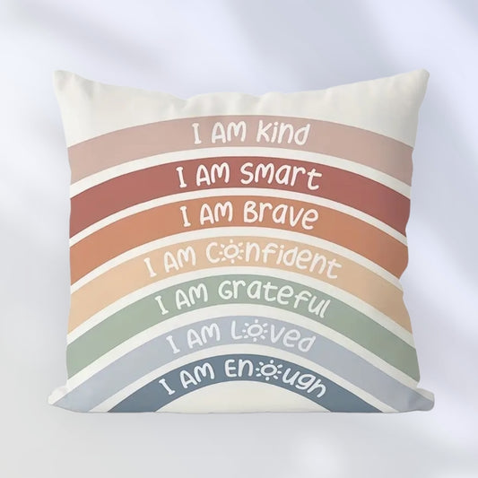 POSITIVE-AFFIRMATION Decorative Pillow Cover