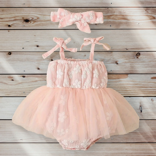 GRACE Floral Tutu Romper
