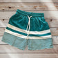 TAYLOR Striped Swim Trunks