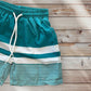 TAYLOR Striped Swim Trunks