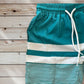 TAYLOR Striped Swim Trunks