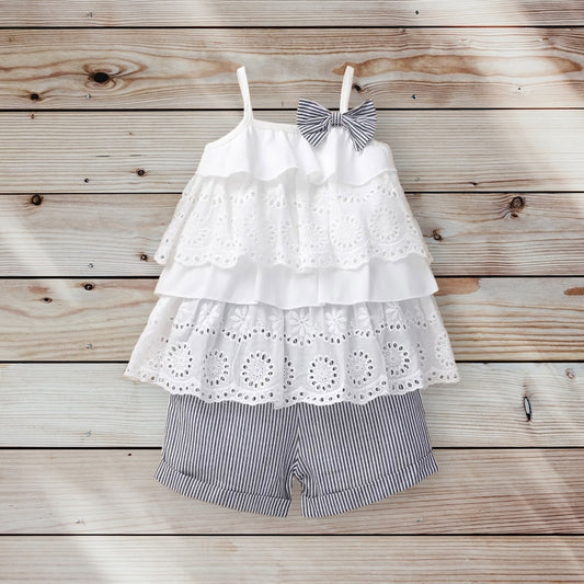 BIRDIE Ruffle Eyelet Outfit