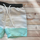 STEVEN Striped Swim Trunks