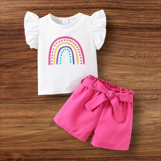 PHOEBE Rainbow Girl Outfit