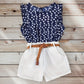 KATHRYN Navy Floral Outfit