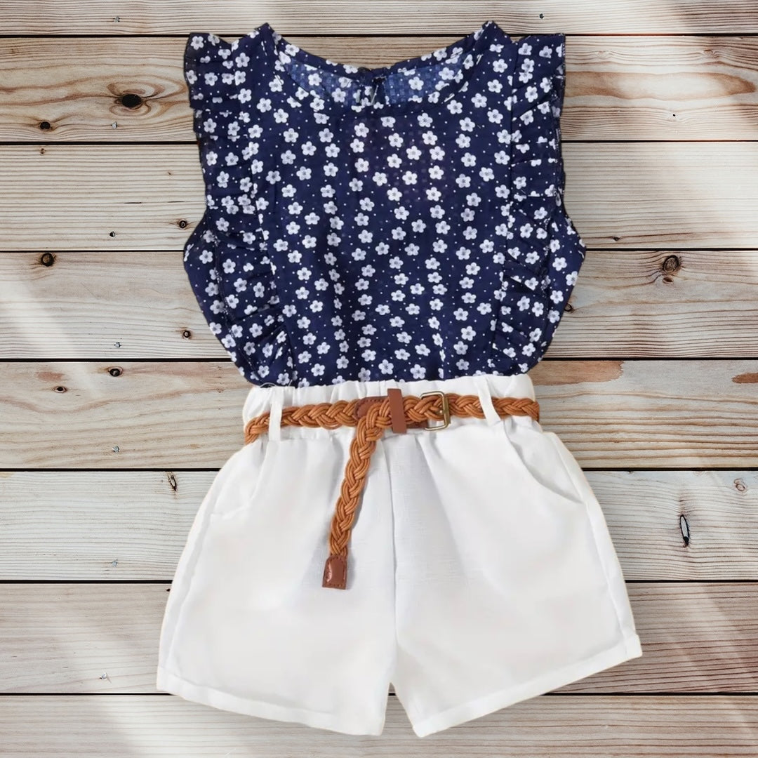KATHRYN Navy Floral Outfit