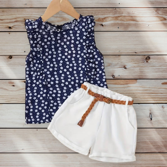 KATHRYN Navy Floral Outfit