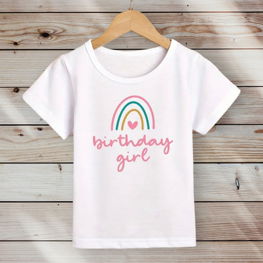 RAINBOW BIRTHDAY GIRL T-Shirt
