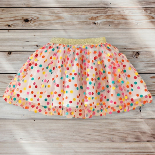 NICOLE Colorful Polka Dot Skirt