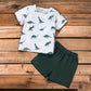 Boy’s Dinosaur Tee and Shorts Set