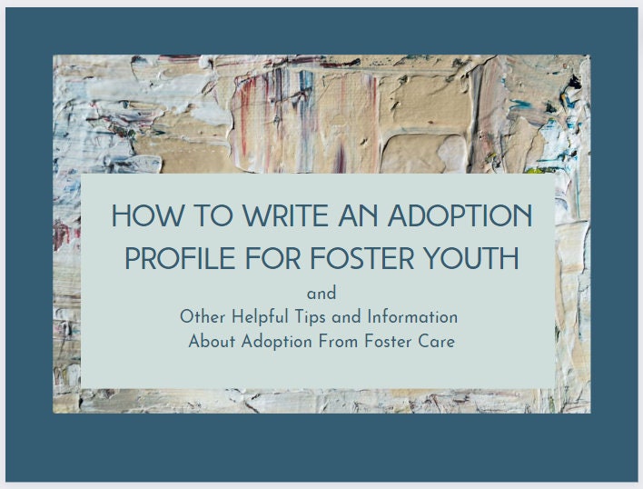 Foster Adoption Profile Editable Template + BONUS