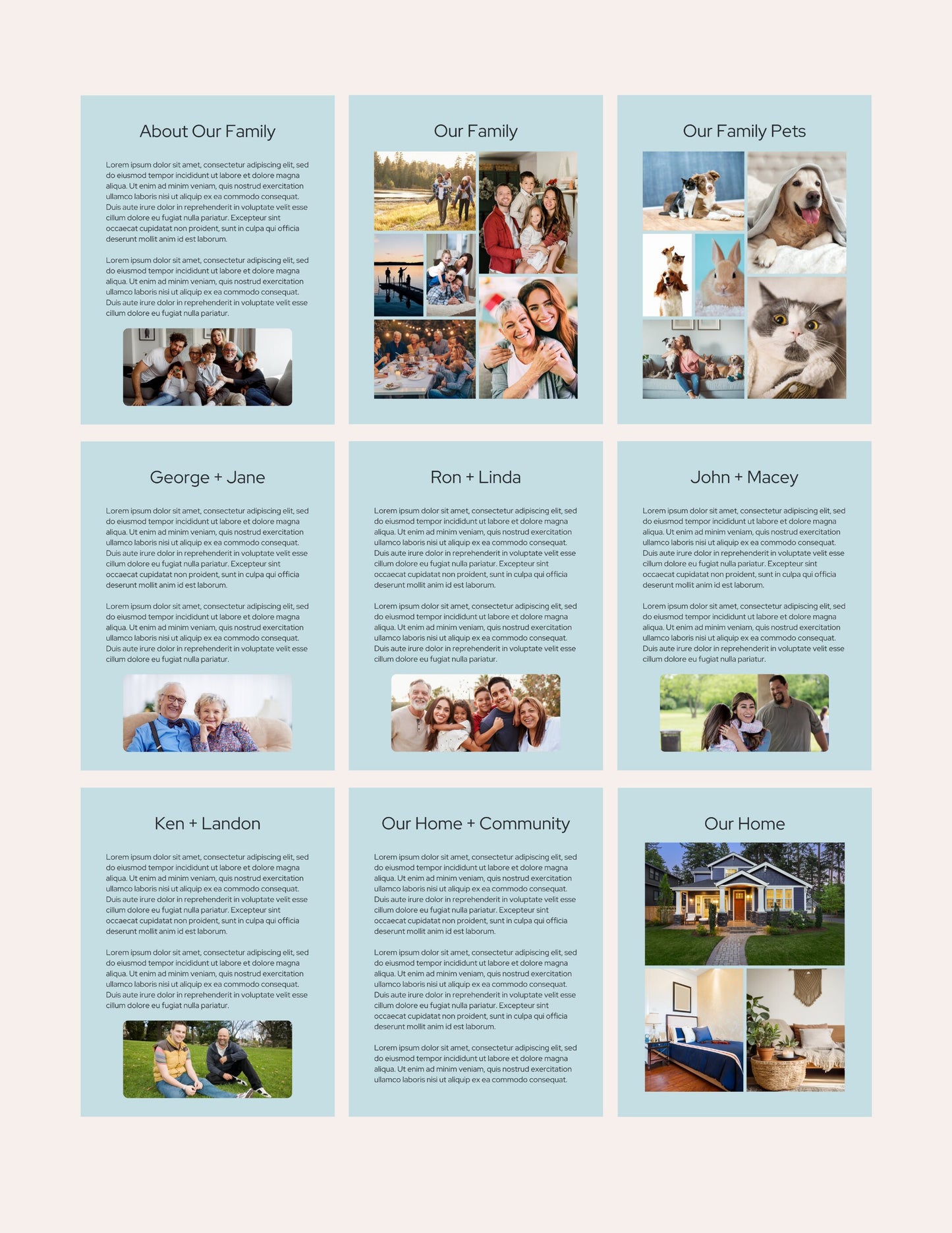 Foster Adoption Profile Editable Template + BONUS