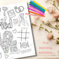 Wedding Activity Sheet for Kids