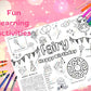 Fairy Happy Birthday Activity Sheet for Kids