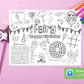 Fairy Happy Birthday Activity Sheet for Kids
