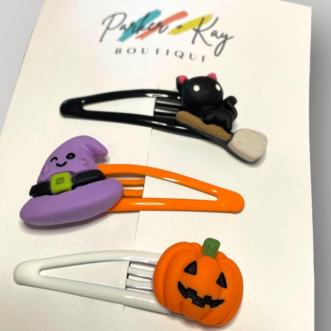 Spooky Halloween Hair Clips