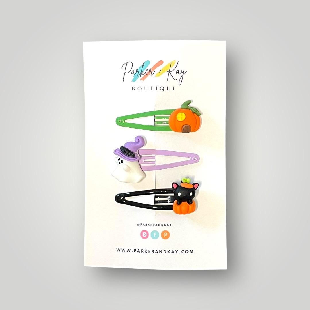Spooky Halloween Hair Clips