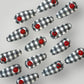 Little Ladybug Gingham Clips