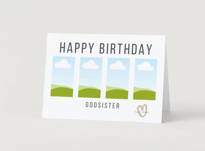 Personalized Photo Birthday Card, Birthday Gift