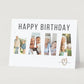 Personalized Photo Birthday Card, Birthday Gift