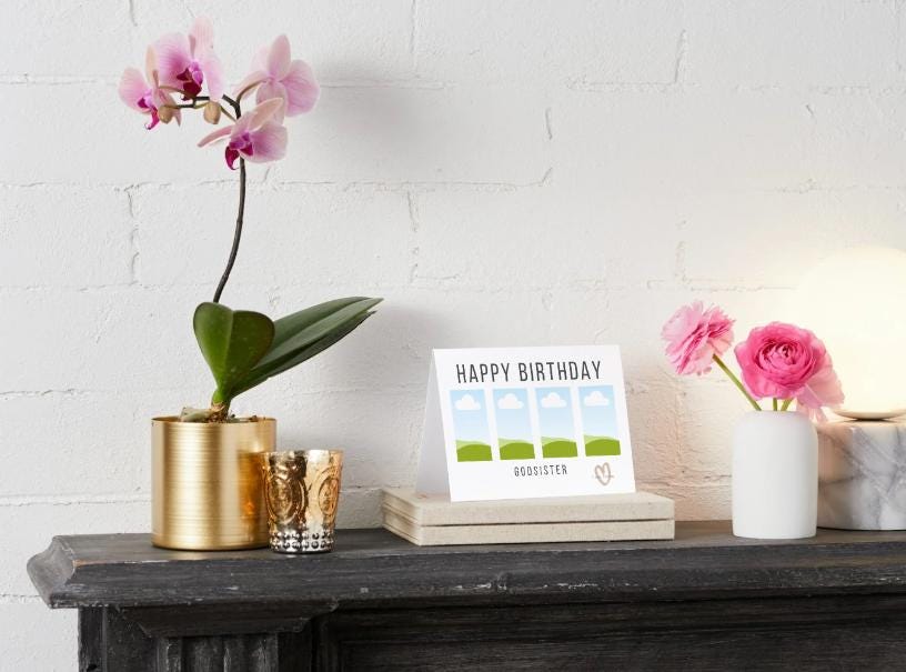 Personalized Photo Birthday Card, Birthday Gift