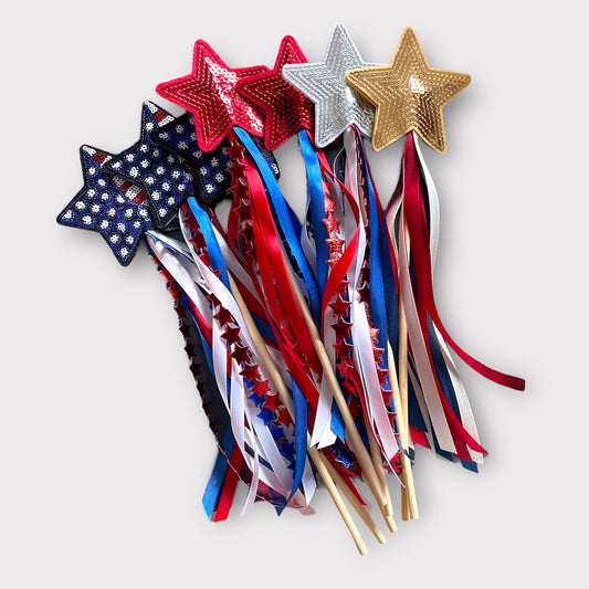 CELEBRATE AMERICA Ribbon Wand