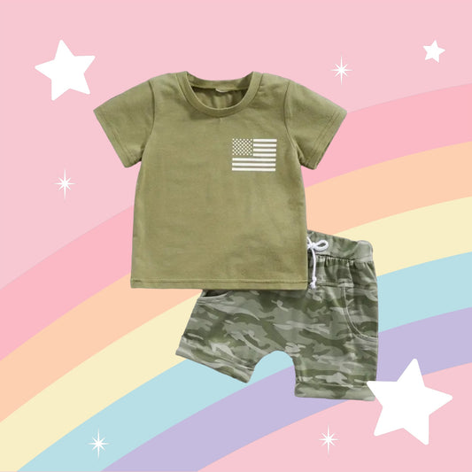 FREEDOM Shirt + Shorts Set