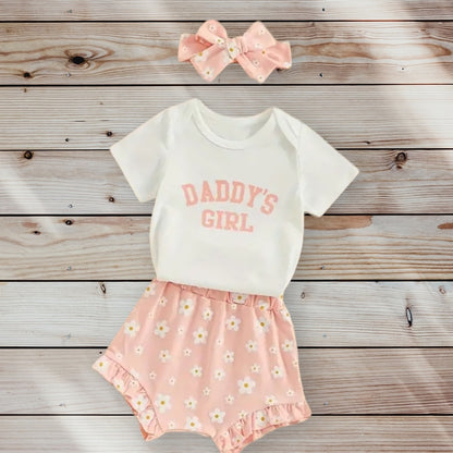 Daddy's Girl Floral Outfit