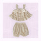RAELYNN Embroidered Ruffle Outfit