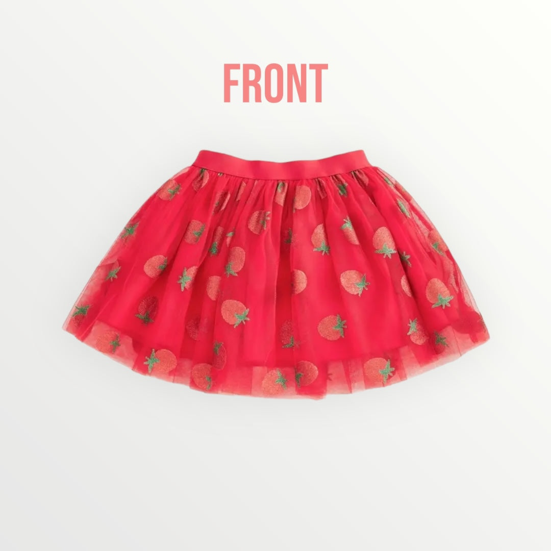 SWEET STRAWBERRIES Tutu Skirt