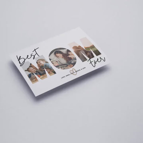 Mom Photo Greeting Card, Best Mom Ever