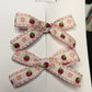 Strawberry Pigtail Bows